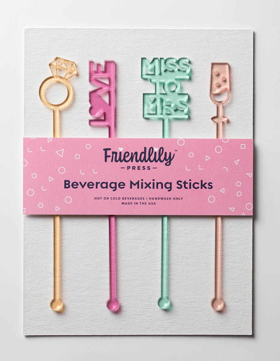 Friendlily Press Beverage Mixing Sticks – Wrapped Gift Boutique