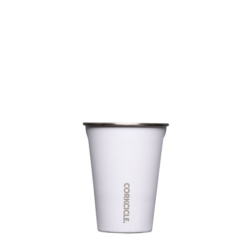 16 oz. Gloss White Corkcicle Coffee Mug